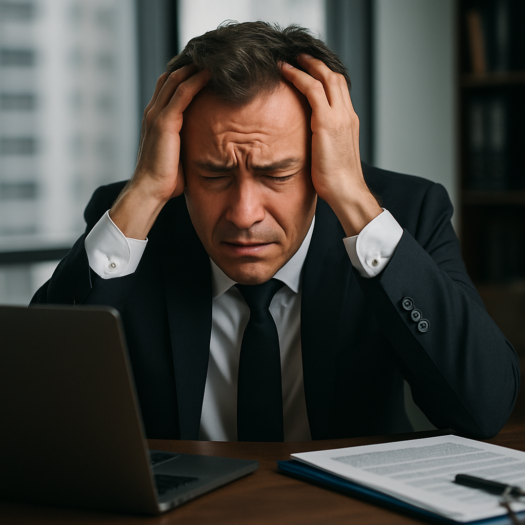 a stressed out CEO-1